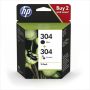 Γνήσιο Μελάνι HP 304 Value Pack Black and Tri-Color - 220 σελ. (3JB05AE)