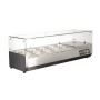 Salad Bar DYNAMIC GN 1/3 1305SB - Ψυχόμενη επιτραπέζια βιτρίνα 52Lt με 5 θέσεις
