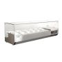 Salad Bar DYNAMIC GN 1/3 1480SB - Ψυχόμενη επιτραπέζια βιτρίνα 62Lt με 6 θέσεις