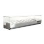 Salad Bar DYNAMIC GN 1/3 1830SB - Ψυχόμενη επιτραπέζια βιτρίνα 82Lt με 8 θέσεις