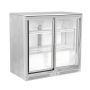 Ψυγείο DYNAMIC GN 220LS Inox - Back Bar Cooler με 2 συρόμενες πόρτες