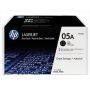 Toner HP 05A Dual Pack Black - 2 x 2.300 σελ. (CE505D)