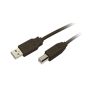 Καλώδιο MediaRange USB 2.0 AM/BM 1.8M Black (MRCS101)
