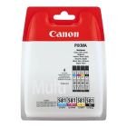 Γνήσιο Πακέτο 4 μελανιών CANON CLI-581 Value Pack - Black/Cyan/Magenta/Yellow 4x5.6ml (2103C004)