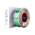 3D Printer Filament ESUN PLA 1.75mm Spool of 1Kg Multicolor eSilk (PLAMULTI1000MM175)