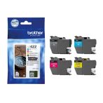 Γνήσιο Μελάνια BROTHER LC-422VAL Πακέτο 4 Μελανιών Multipack Black/Cyan/Magenta/Yellow