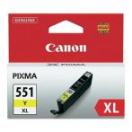 Γνήσιο Μελάνι CANON CLI-551BYXL Yellow - 275 σελ. (6446B001)