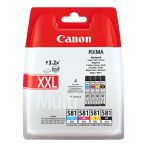 Γνήσιο Πακέτο 4 μελανιών CANON CLI-581XXL Value Pack - Black/Cyan/Magenta/Yellow 4x11.7ml (1998C005)
