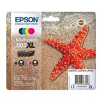 Γνήσιο Πακέτο 4 Μελανιών EPSON 603XL Multipack Black/Cyan/Magenta/Yellow - Black 1 x 500 σελ. & CMY 3 x 350 σελ. (C13T03A64010)