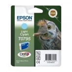 Γνήσιο Μελάνι EPSON T0795 Claria Light Cyan - 660 σελ. (C13T07954020)