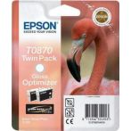 Γνήσιο Μελάνι EPSON T0870 Gloss Optimiser Twin Pack - 1720 σελ. (C13T087040)