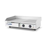 Επιφάνεια Ψησίματος DYNAMIC EG 820D 2 - Ηλεκτρικό πλατώ χρωμίου με μισή επιφάνεια λεία και μισή ραβδωτή
