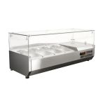 Salad Bar DYNAMIC GN 1/3 1130SB - Ψυχόμενη επιτραπέζια βιτρίνα 42Lt με 4 θέσεις