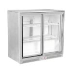 Ψυγείο DYNAMIC GN 220LS Inox - Back Bar Cooler με 2 συρόμενες πόρτες