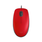 Ποντίκι Logitech M110 Wired Red (910-005489)