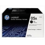 Toner HP 05A Dual Pack Black - 2 x 2.300 σελ. (CE505D)