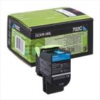 Toner LEXMARK 70C20C0 Cyan - 1.000 σελ.