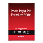 Φωτογραφικό Χαρτί CANON A3 PM-101 Premium Matte 210g/m² 20 φύλλα (8657B006AA)