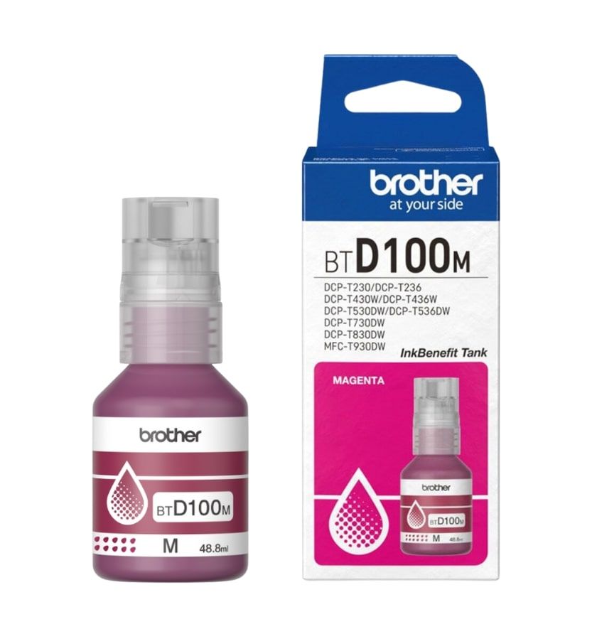 Γνήσιο Μελάνι BROTHER BTD100M Magenta - 5.000 σελ.