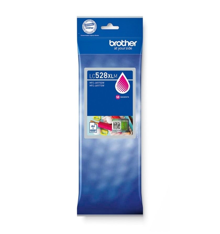 Γνήσιο Μελάνι BROTHER LC-528XLM Magenta - 10.000 σελ.