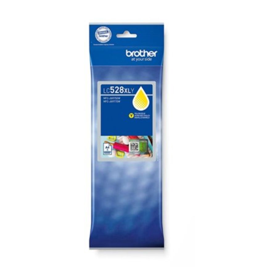 Γνήσιο Μελάνι BROTHER LC-528XLY Yellow - 10.000 σελ.
