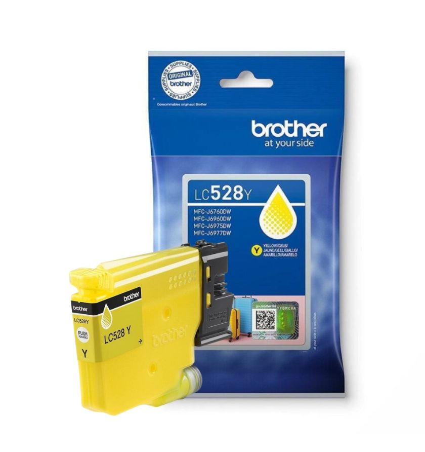 Γνήσιο Μελάνι BROTHER LC-528Y Yellow - 5.000 σελ.