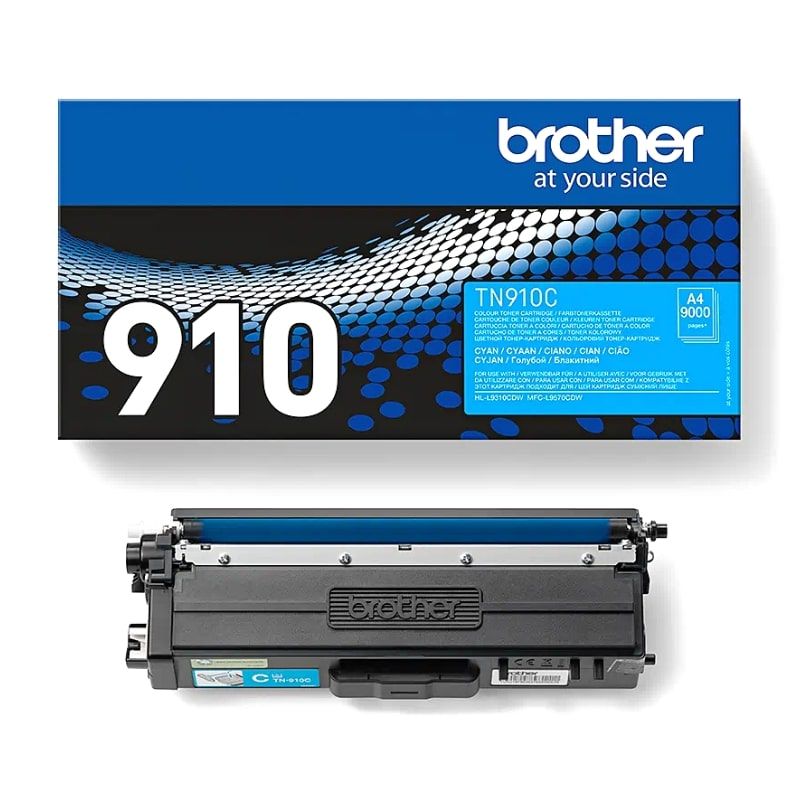 Toner BROTHER TN-910C Cyan Γνήσιο - 9000 Pages (TN 910C)