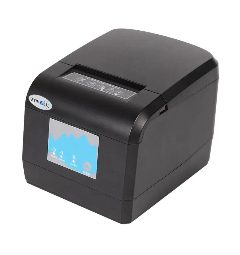 Θερμικός Εκτυπωτής ZYWELL ZY-908 Αποδείξεων & Παραγγελιών 230mm/sec (USB/Ethernet)