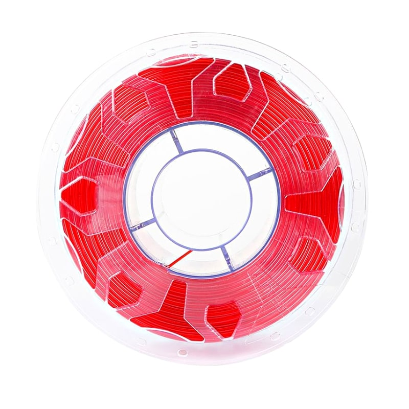 3D Printer Filament Creality CR-PETG 1.75mm Spool of 1kg Transparent Red (3301030015)