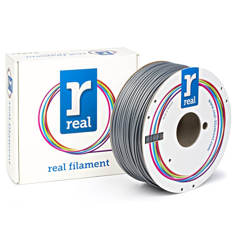 3D Printer Filament REAL ABS 2.85mm Spool of 1Kg Silver (NLABSSILVER1000MM3)