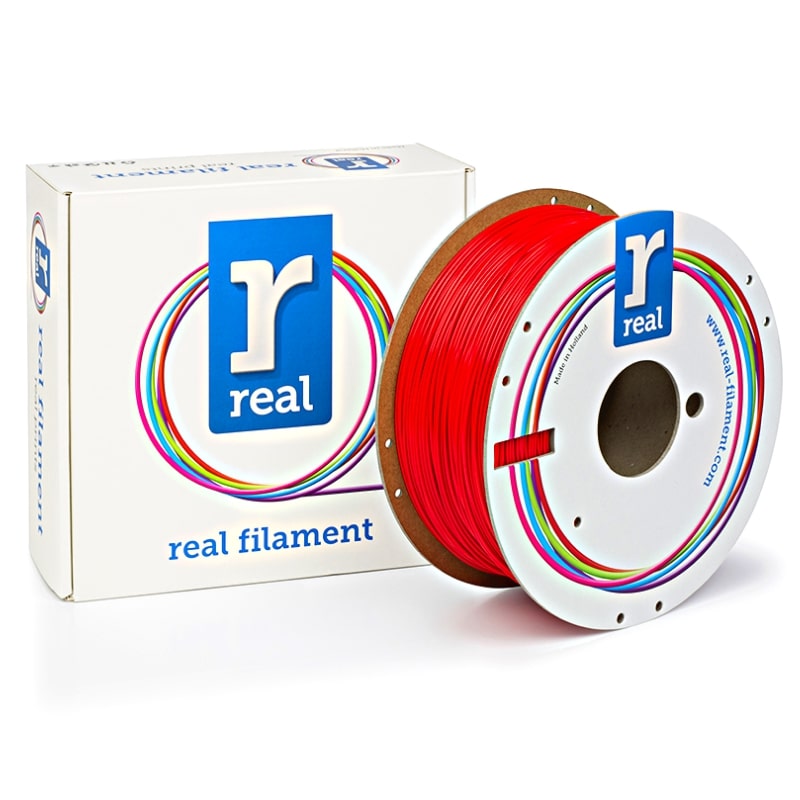 3D Printer Filament REAL PETG 1.75mm Spool of 1Kg Red (NLPETGSRED1000MM175)