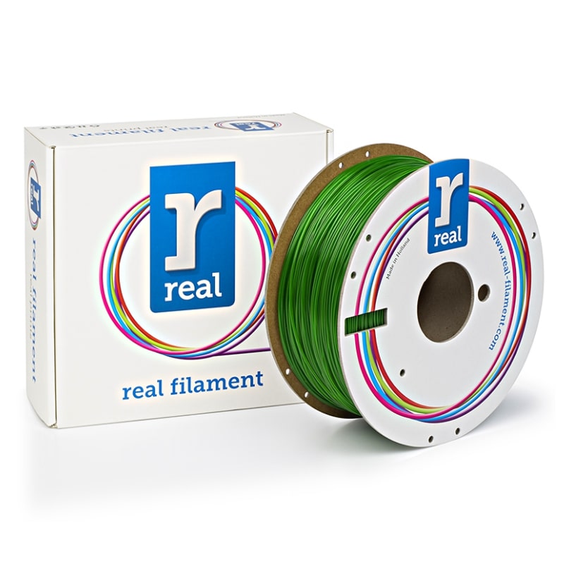 3D Printer Filament REAL PETG 1.75mm Spool of 1Kg Translucent Green (NLPETGGREEN1000MM175)