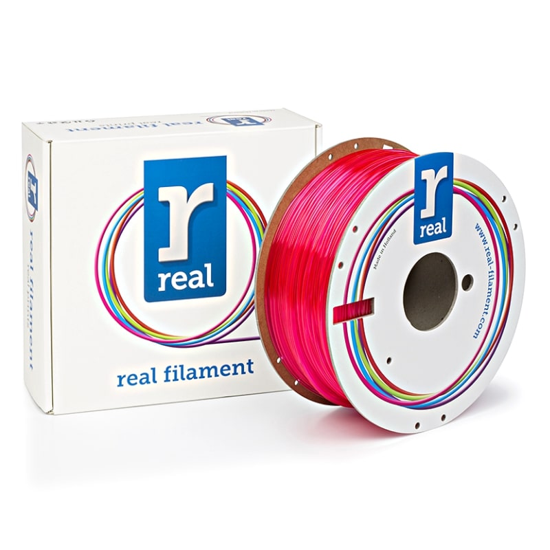 3D Printer Filament REAL PETG 1.75mm Spool of 1Kg Translucent Magenta (NLPETGMAGENTA1000MM175)