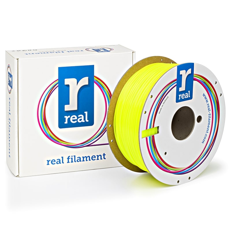 3D Printer Filament REAL PETG 1.75mm Spool of 1Kg Translucent Yellow (NLPETGYELLOW1000MM175)