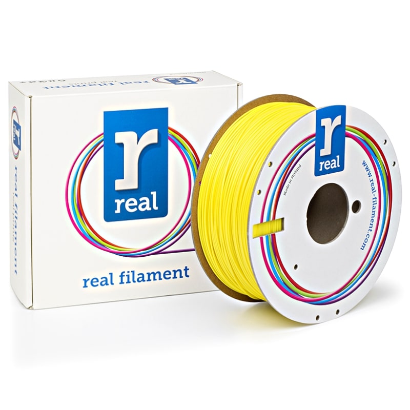 3D Printer Filament REAL PETG 1.75mm Spool of 1Kg Yellow (NLPETGSYELLOW1000MM175)