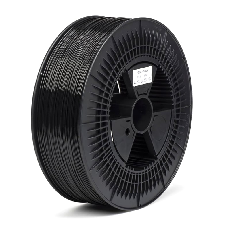 3D Printer Filament REAL PETG 1.75mm Spool of 5Kg Black (NLPETGSBLACK5000MM175)