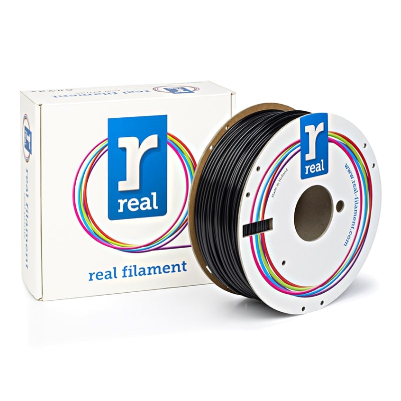 3D Printer Filament REAL PETG 2.85mm Spool of 1Kg Black (NLPETGSBLACK1000MM300)