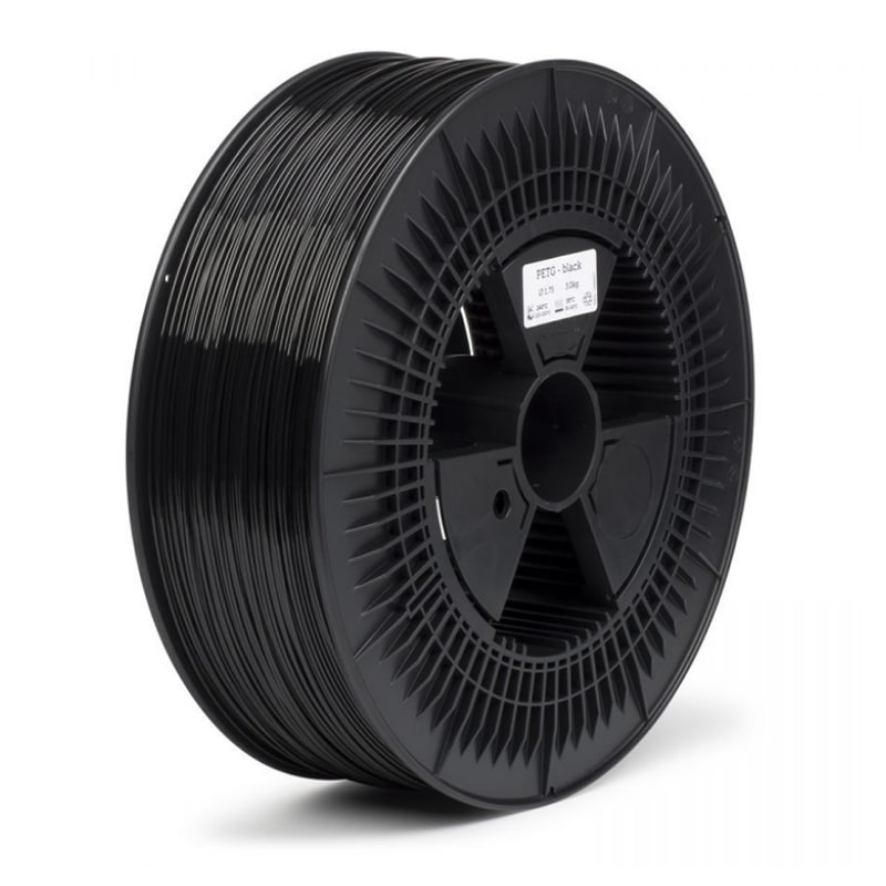 3D Printer Filament REAL PETG 2.85mm Spool of 5Kg Black (NLPETGSBLACK5000MM285)
