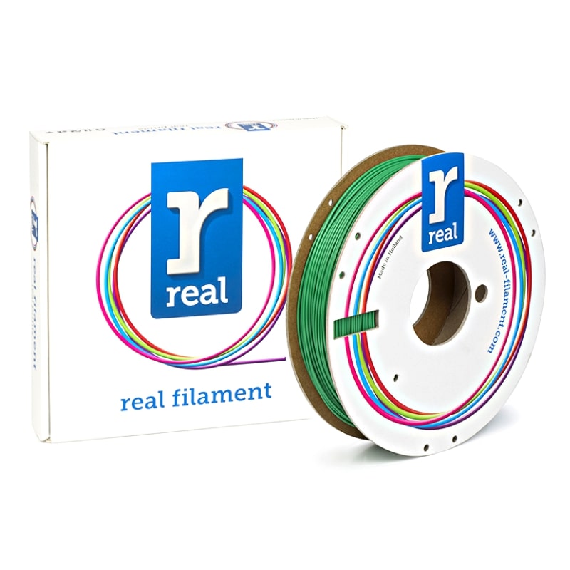 3D Printer Filament REAL PLA 1.75mm Spool of 0.5Kg Green (NLPLAGREEN500MM175)