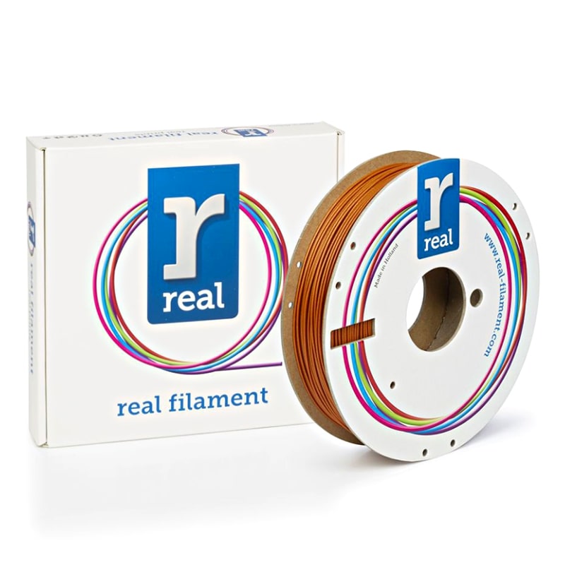 3D Printer Filament REAL PLA 1.75mm Spool of 0.5Kg Sparkle Quartz Orange (NLPLASPRKORANGE500MM175)