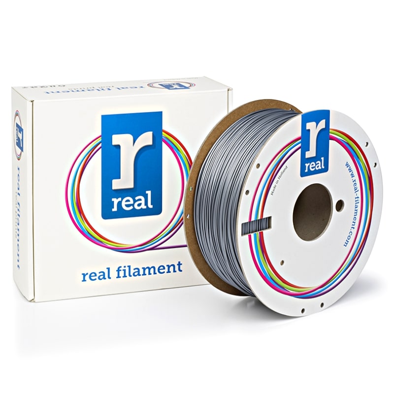 3D Printer Filament REAL PLA 1.75mm Spool of 1Kg Silver (NLPLASILVER1000MM175)