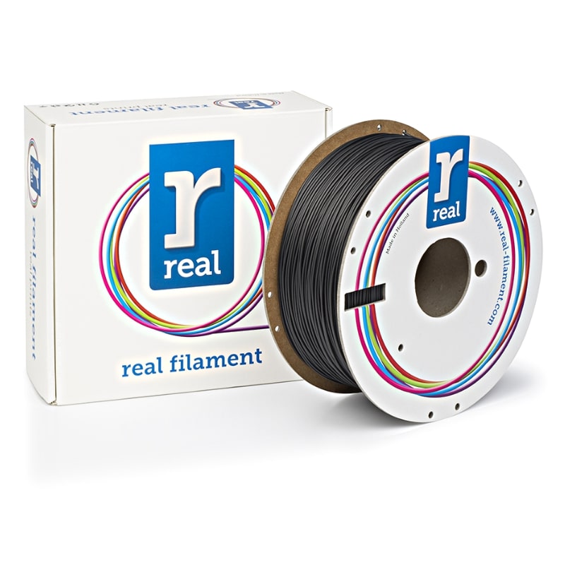 3D Printer Filament REAL BIO RealFlex 1.75mm Spool of 1Kg Black (NLBIOFLBLACK1000MM175)