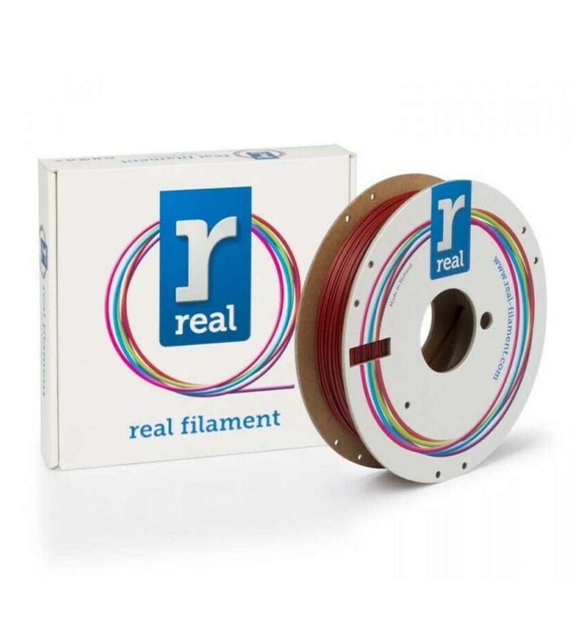 3D Printer Filament REAL PLA 2.85mm Spool of 0.5Kg Dark Red (NLPLAMATTERED500MM285)