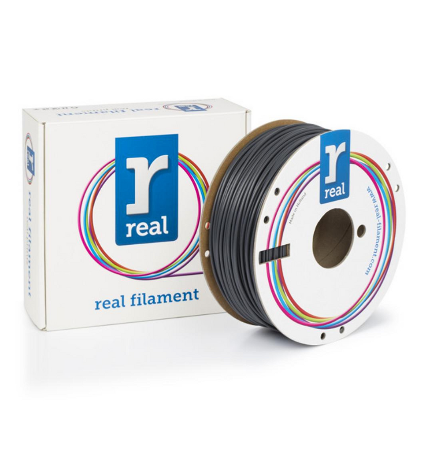 3D Printer Filament REAL PLA 2.85mm Spool of 1Kg Gray (NLPLATGRAY1000MM285)