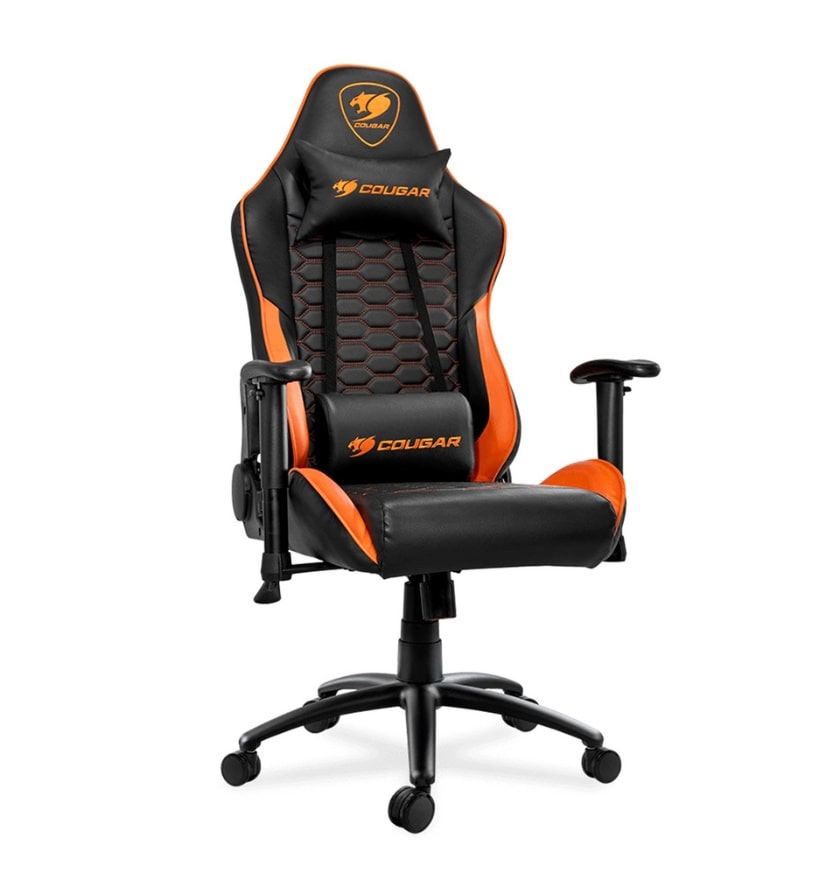 Gaming Chair Cougar Outrider Adjustable Design Black Orange (CGR-OUTRIDER)