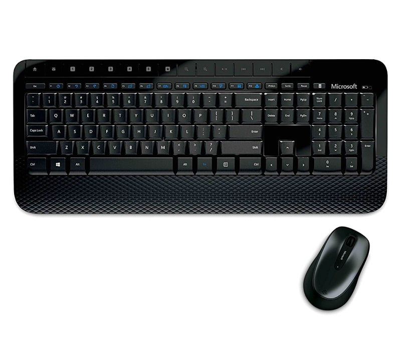 Πληκτρολόγιο-Ποντίκι Microsoft 2000 Ασύρματο Black GR (M7J-00023)
