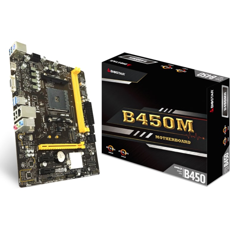 Motherboard Biostar B450MH Ver. 6.x Micro ATX με AMD AM4 Socket (B450MH)