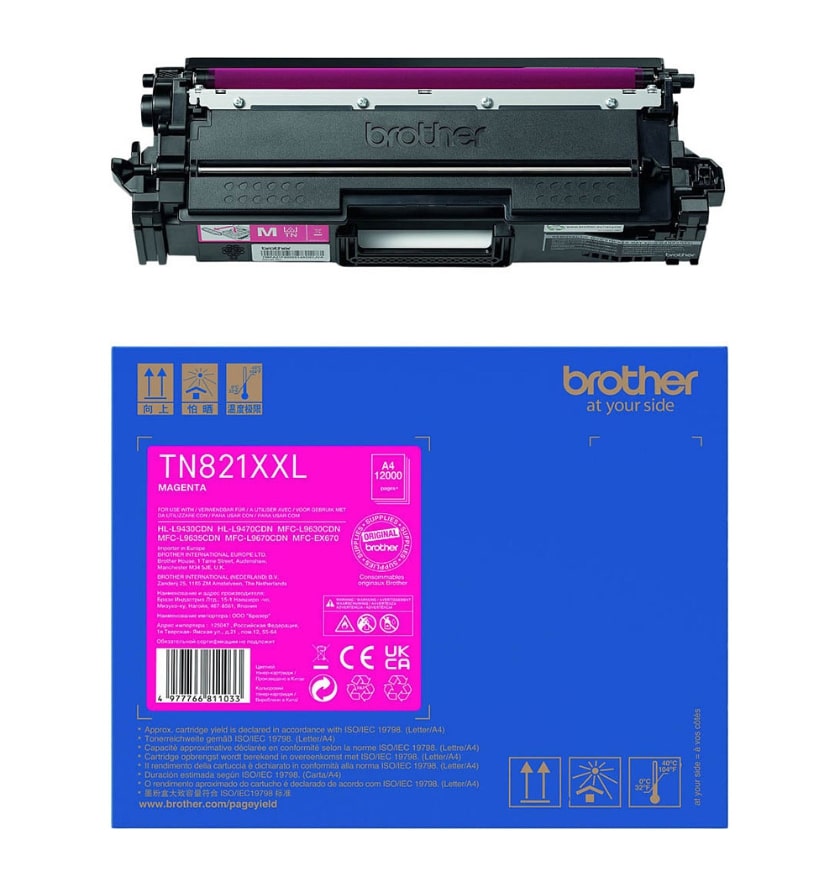 Toner BROTHER TN-821XXLM Magenta - 12.000 σελ. (TN821XXLM)