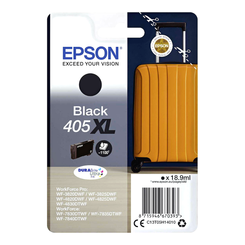 Μελάνι EPSON 405XL Black - 1.100 σελ. (C13T05H14010)