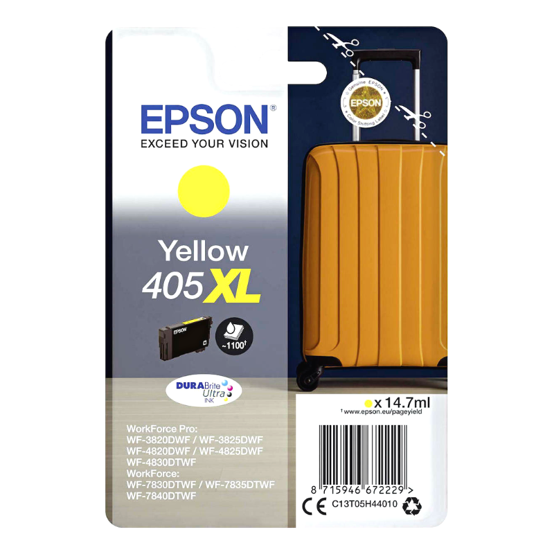 Μελάνι EPSON 405XL Yellow - 1.100 σελ. (C13T05H44010)